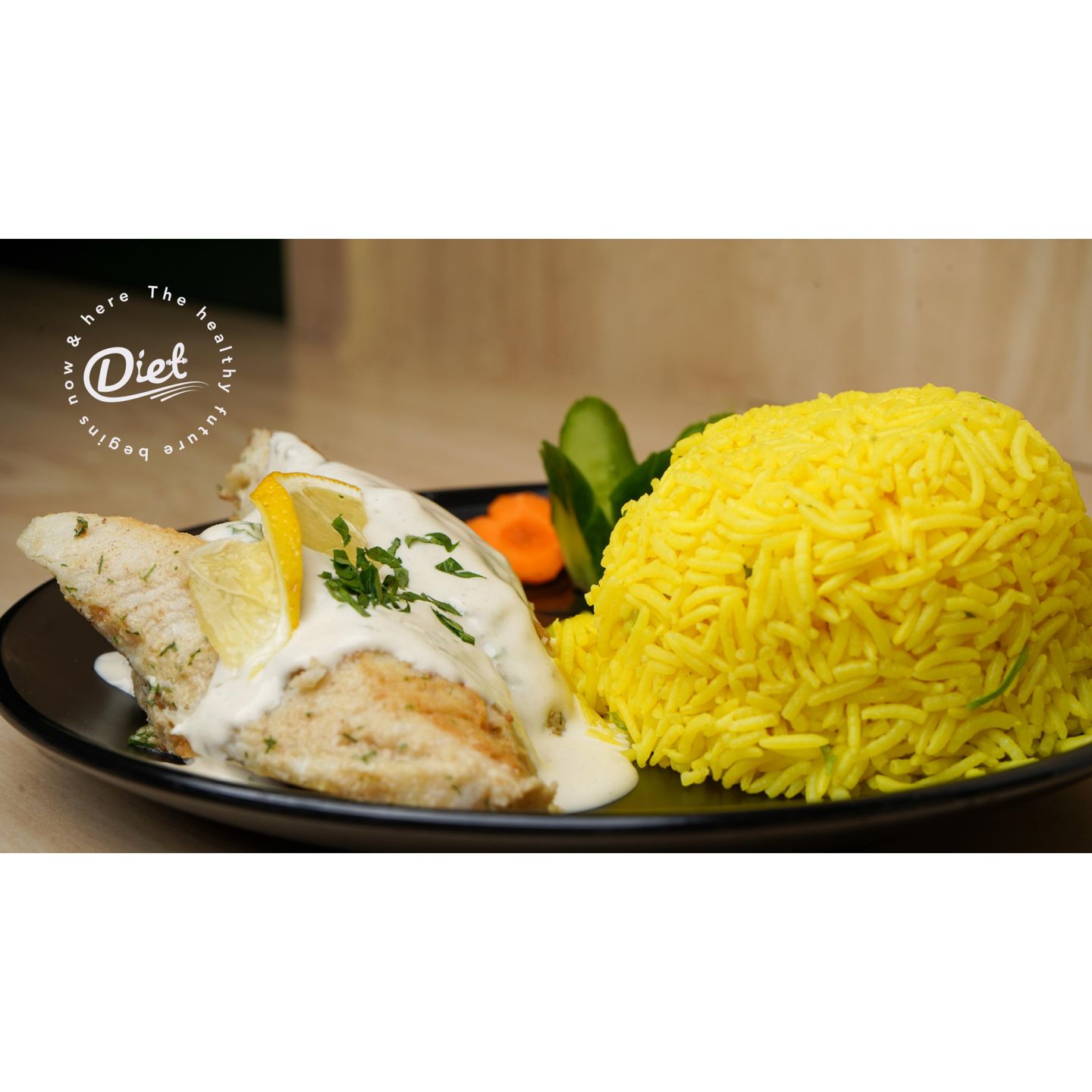 Fish With Tahini With Lemon Rice