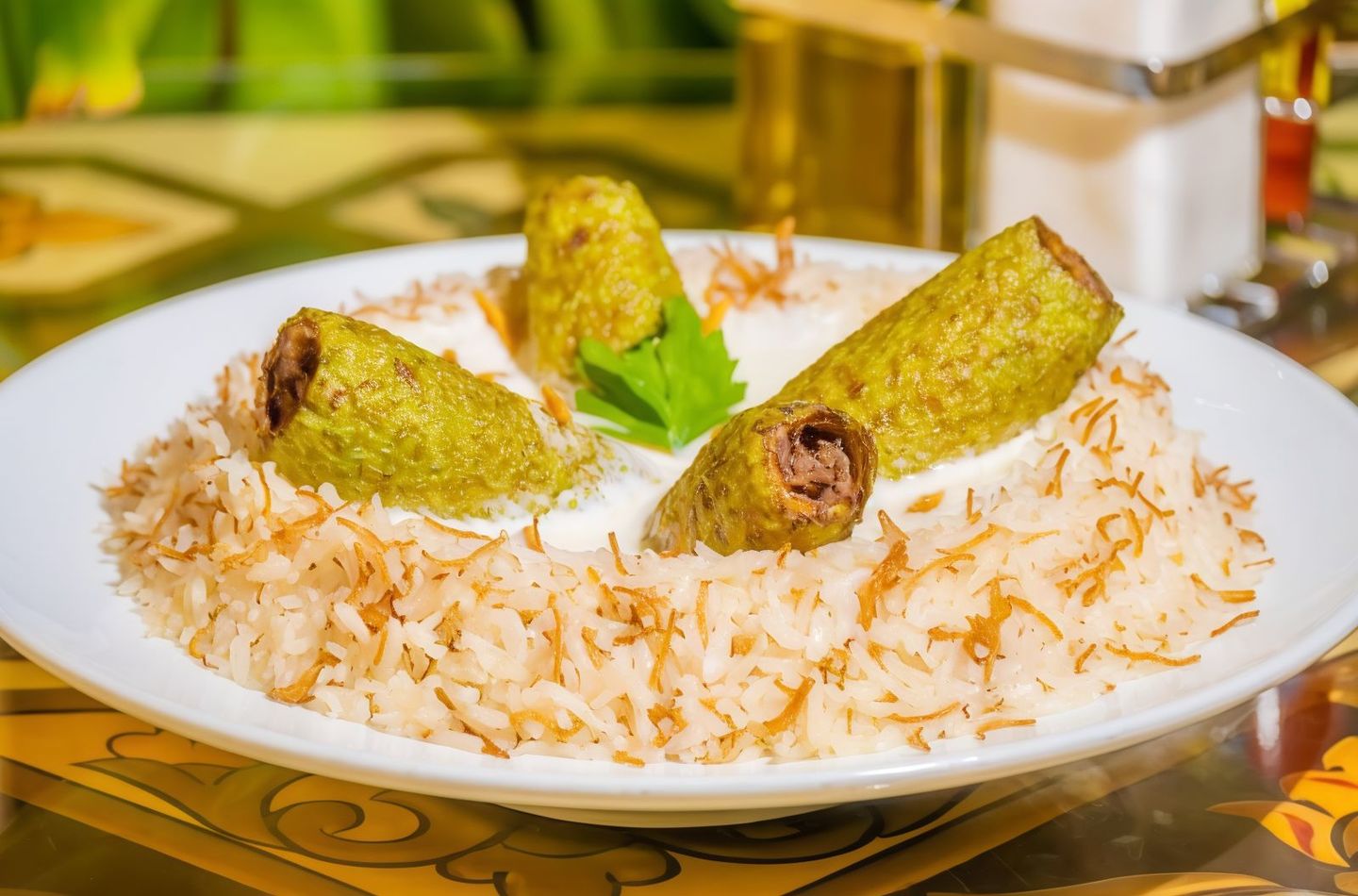 كوسة باللبن
