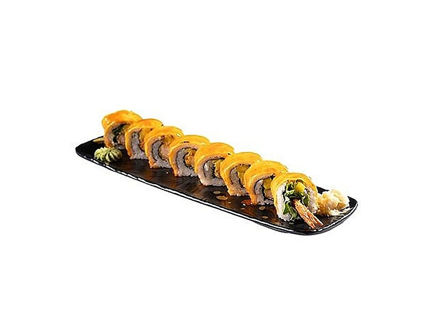 روبيان بانكو المانجو وجبنة الكريمية (٤ قطع)