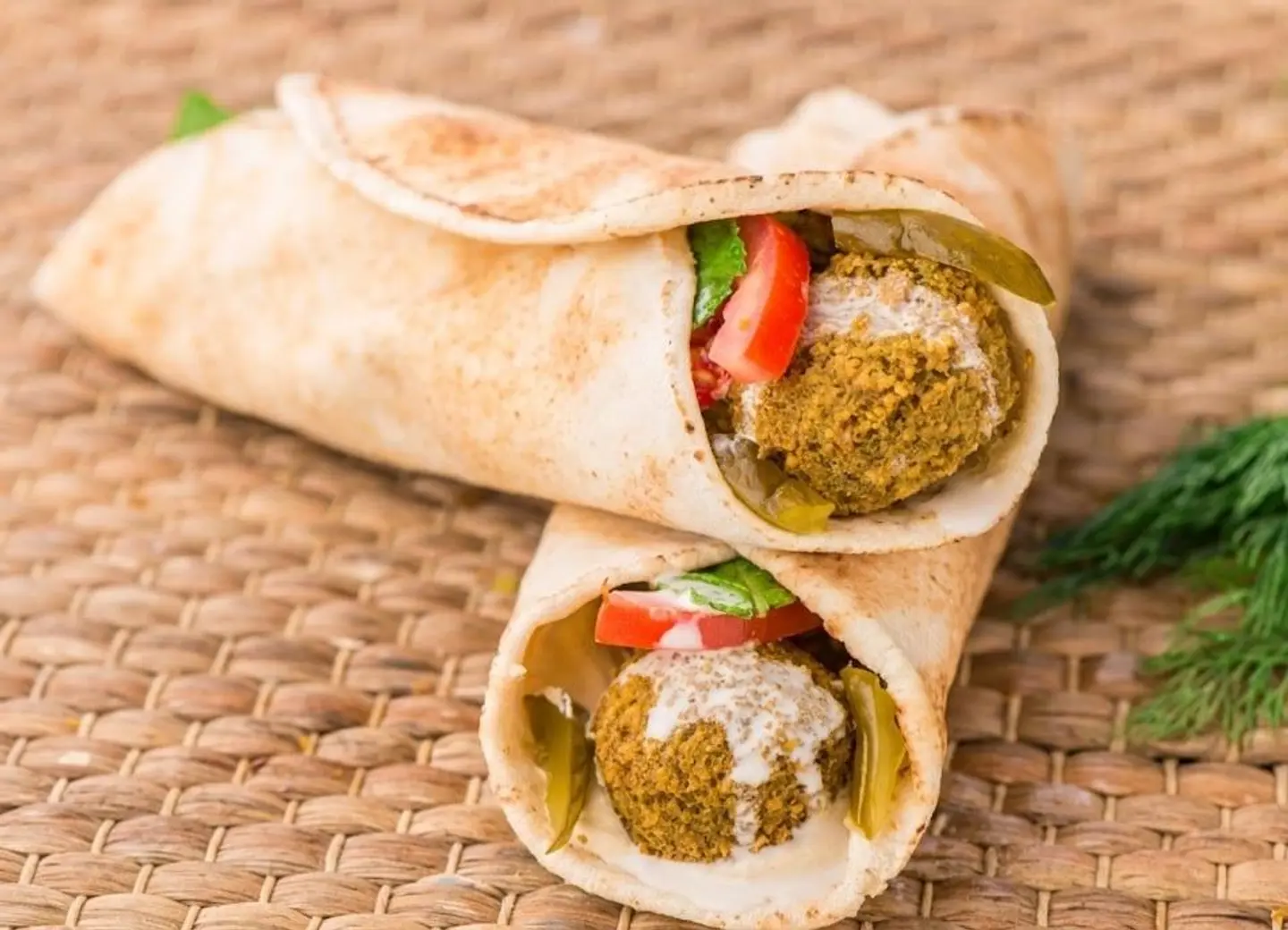 Falafel Sandwich Shami Style