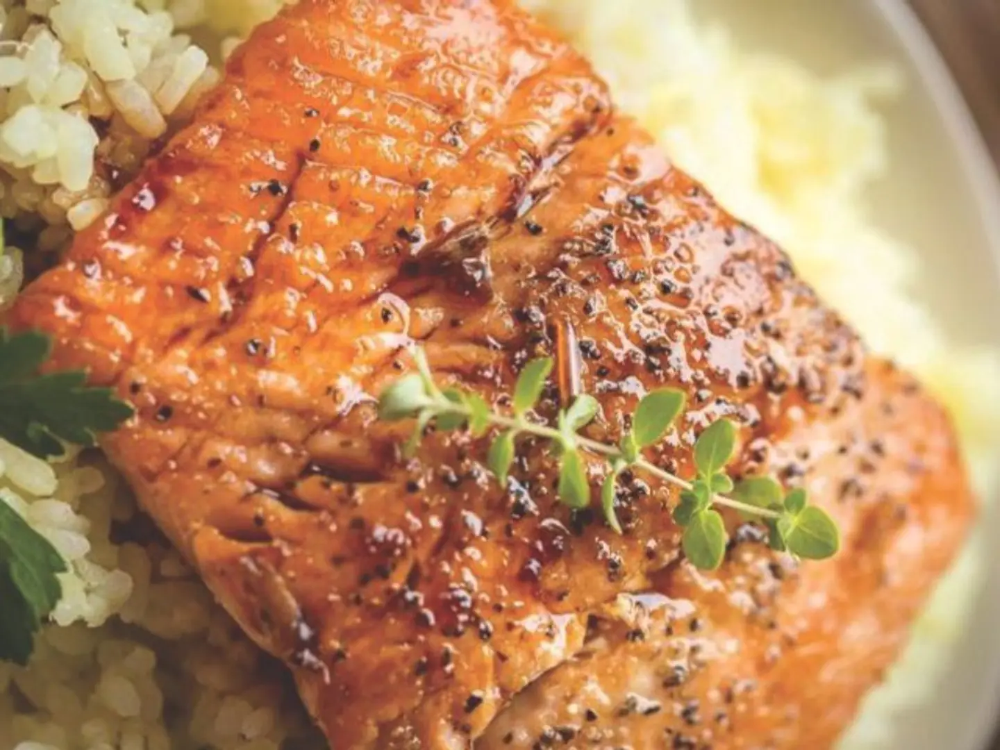 وجبة السلمون