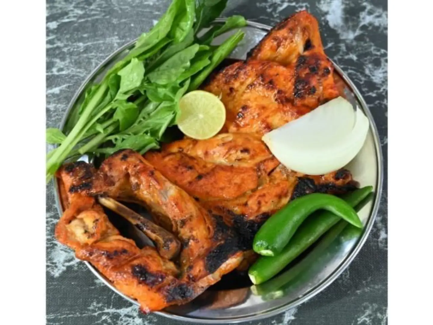 Quarter Steamed Grilled Chicken