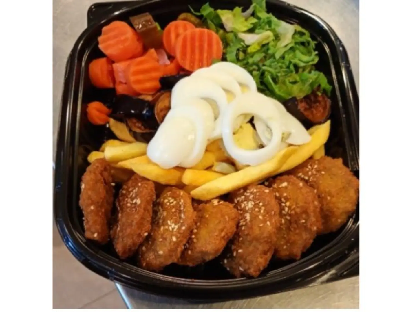 صحن طعميه مشكل