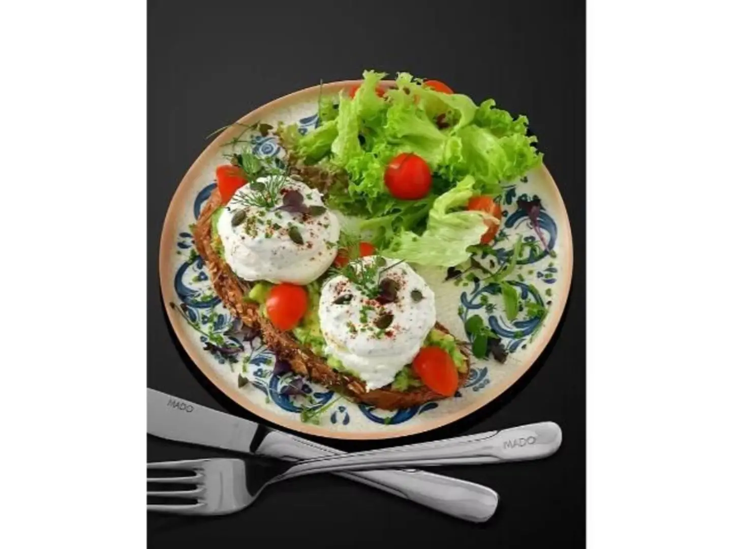 Dill Cream Eggs Benedict