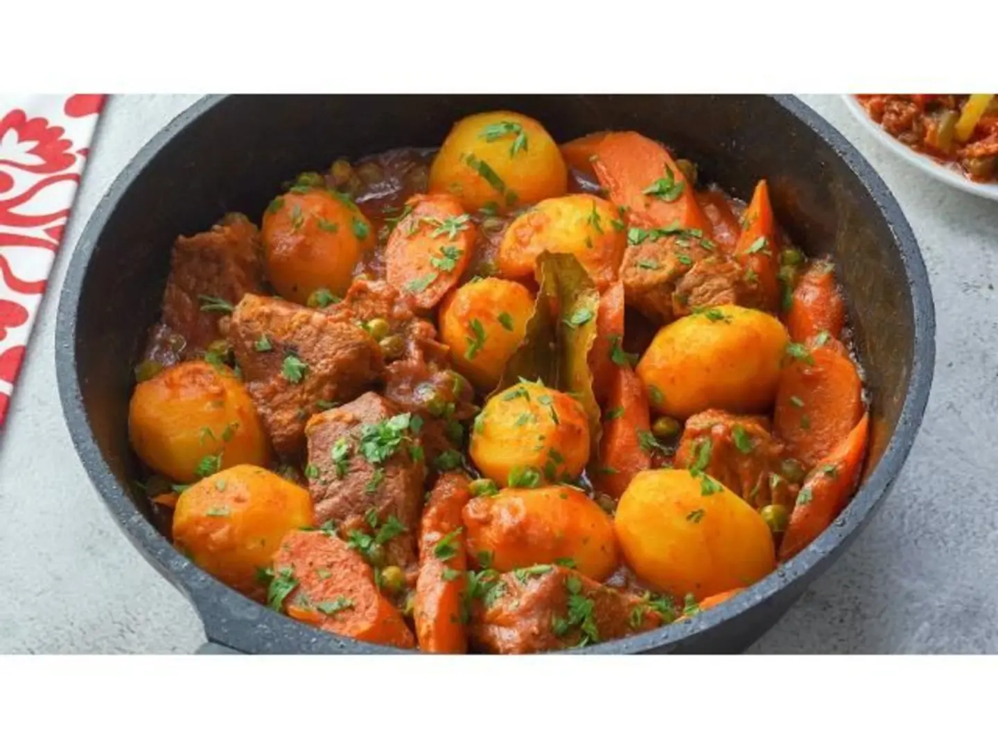 Meat With Potatoes And Carrots