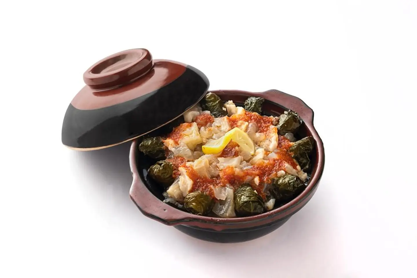 طاجن ورق عنب كوارع