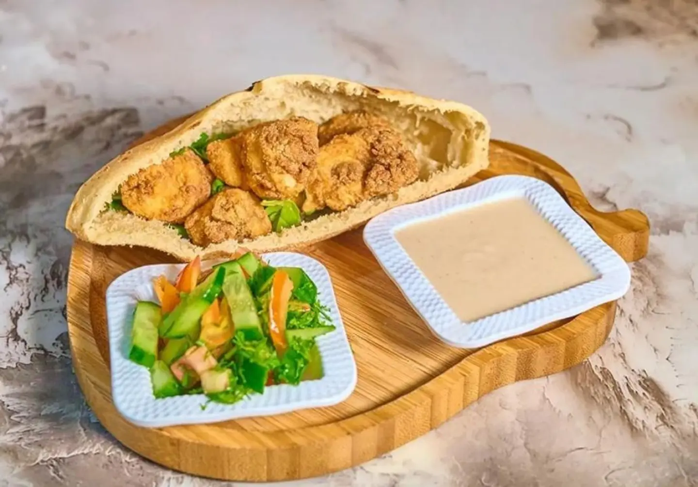 سندوتش مخ مع كبدة بانية