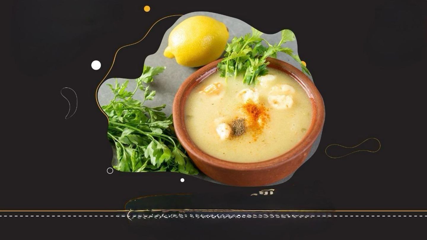شوربة روبيان بالكريمة