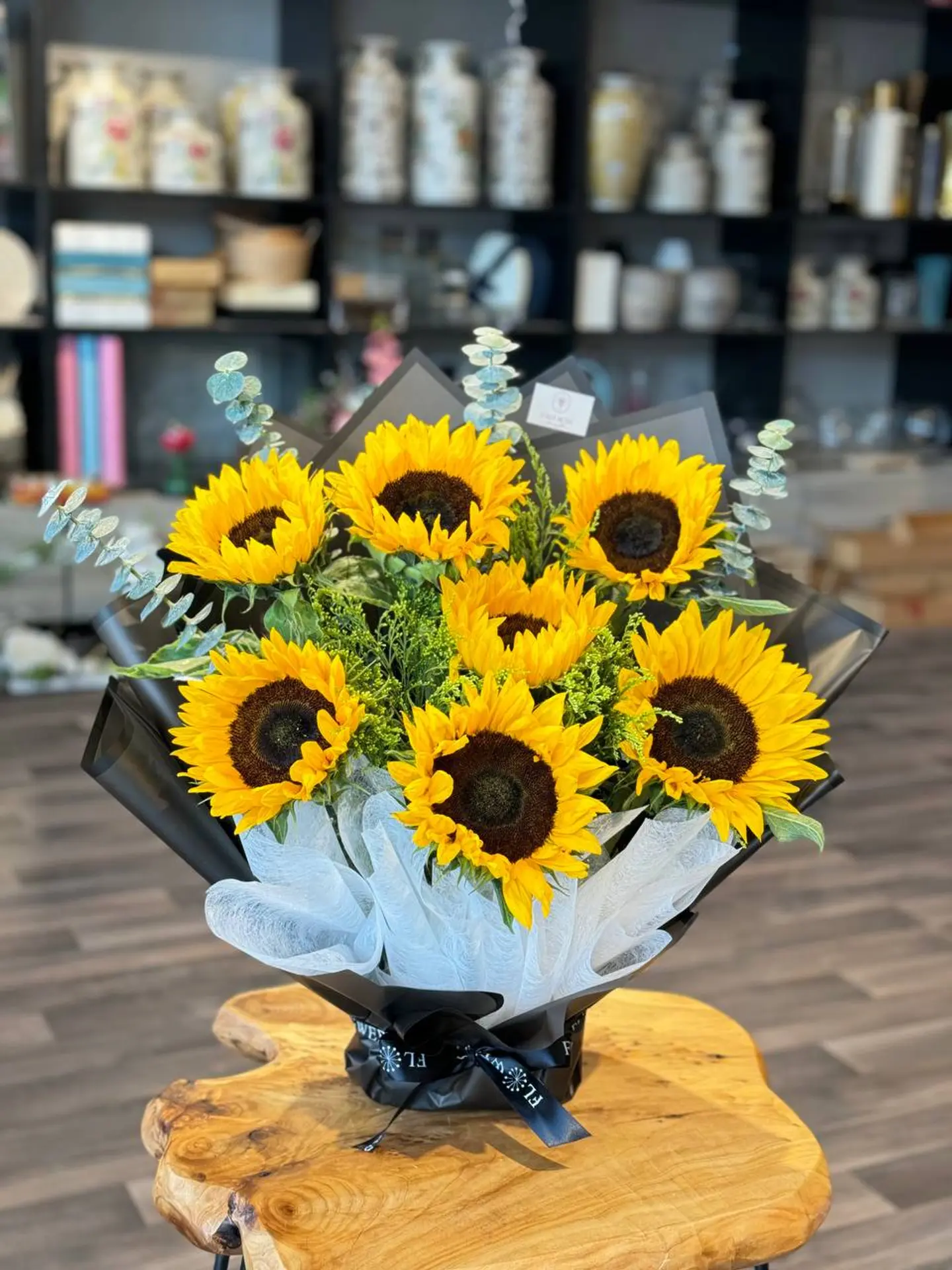 Luxurious Bouquet Of Sunflowers