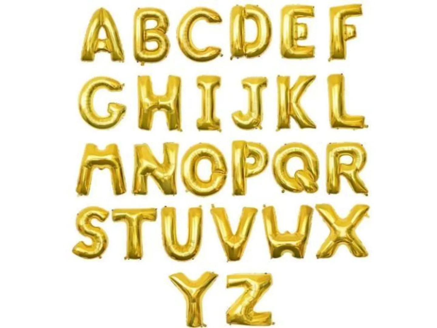 بالون هيليوم حرف اي