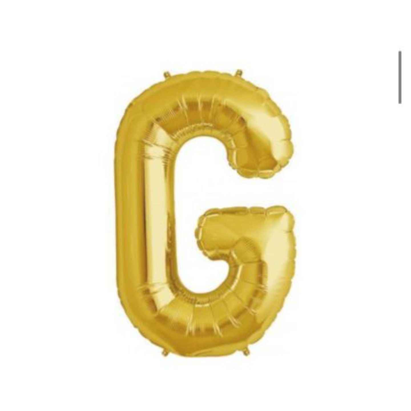 Letter G Gold