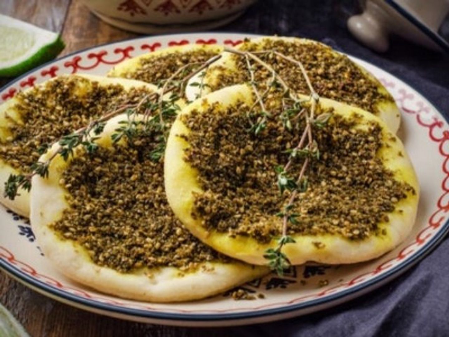 Labneh With Zaatar Manakeesh