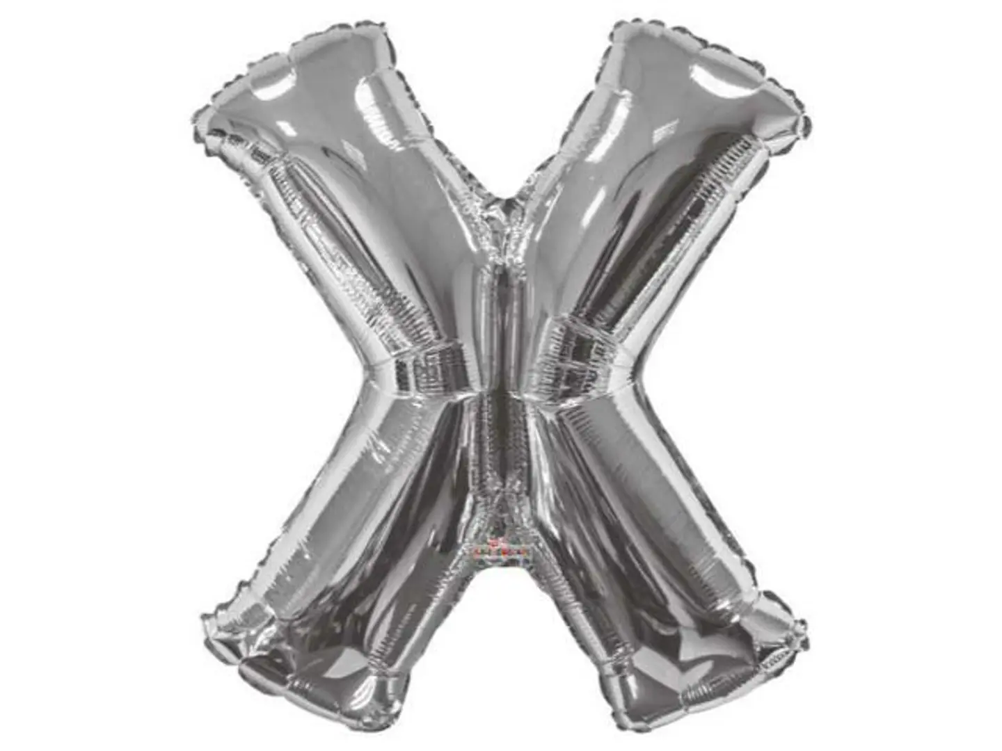 بالون هيليوم X فضي