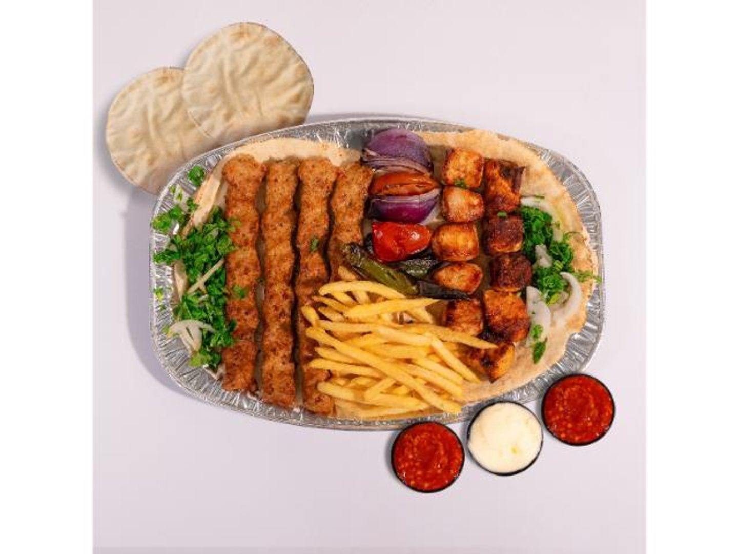 نفر مشوي مشكل دجاج