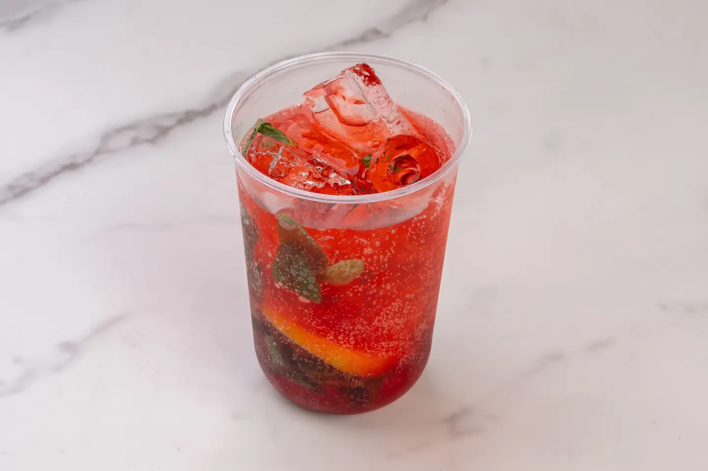 Iced Mixed Barries Mocktail