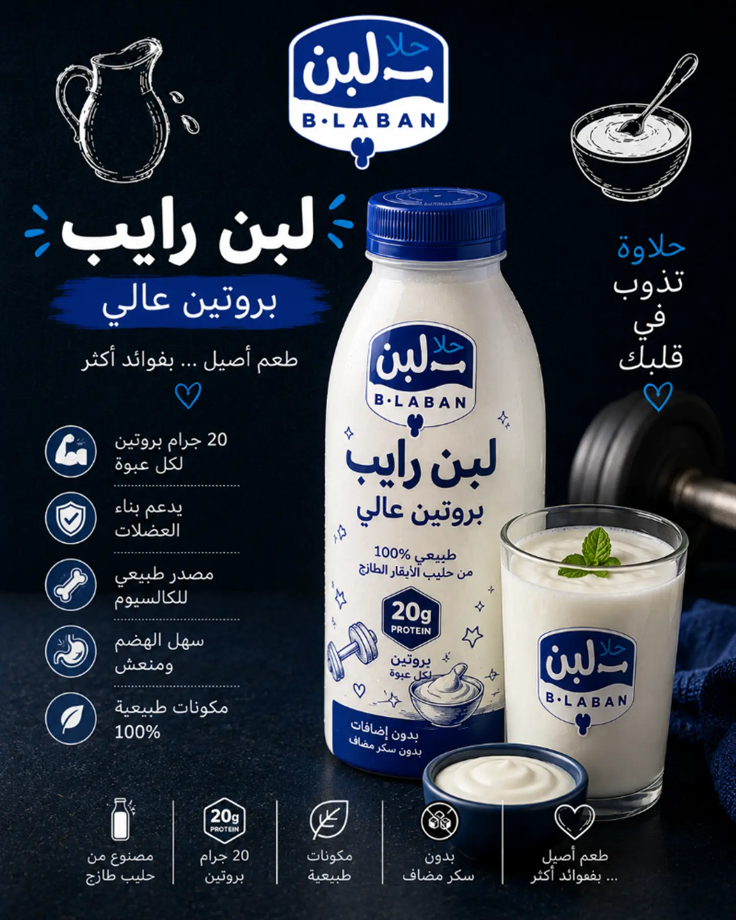 High Protein Yogurt, 20 Grams
