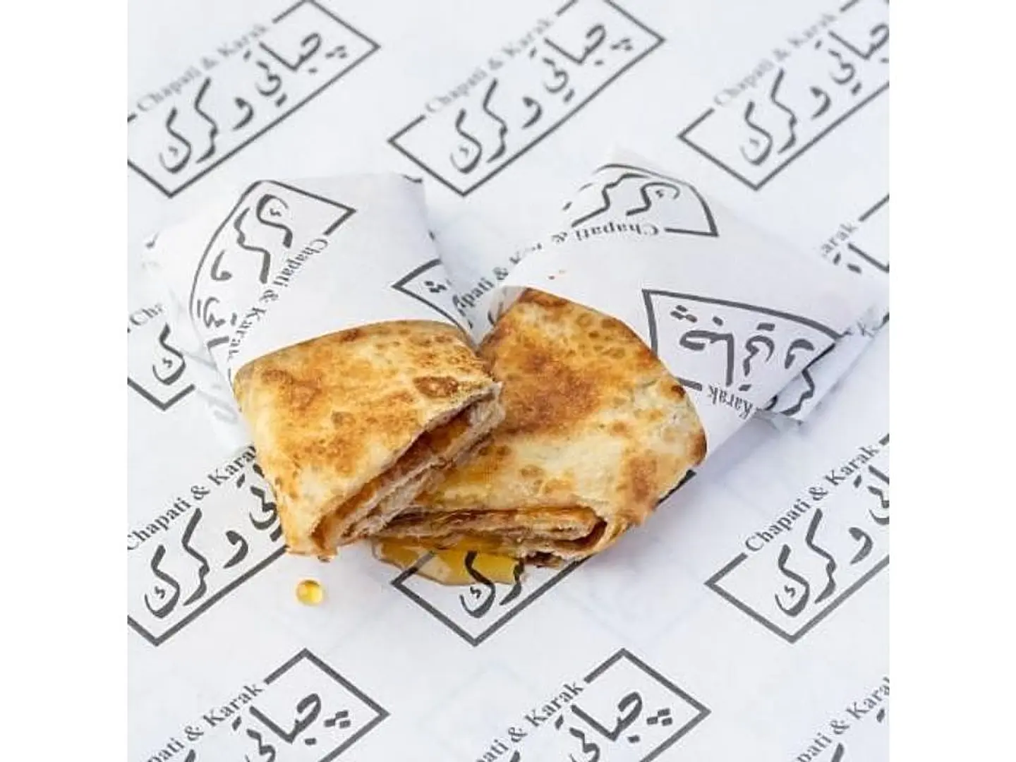 Chapati Grilled Halloumi