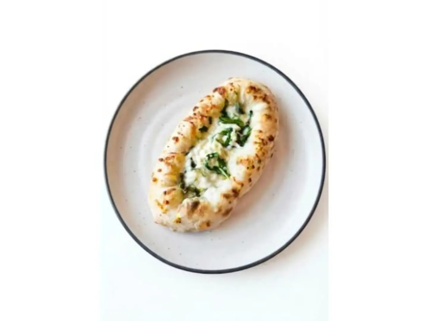 Spinach Boat Pizza
