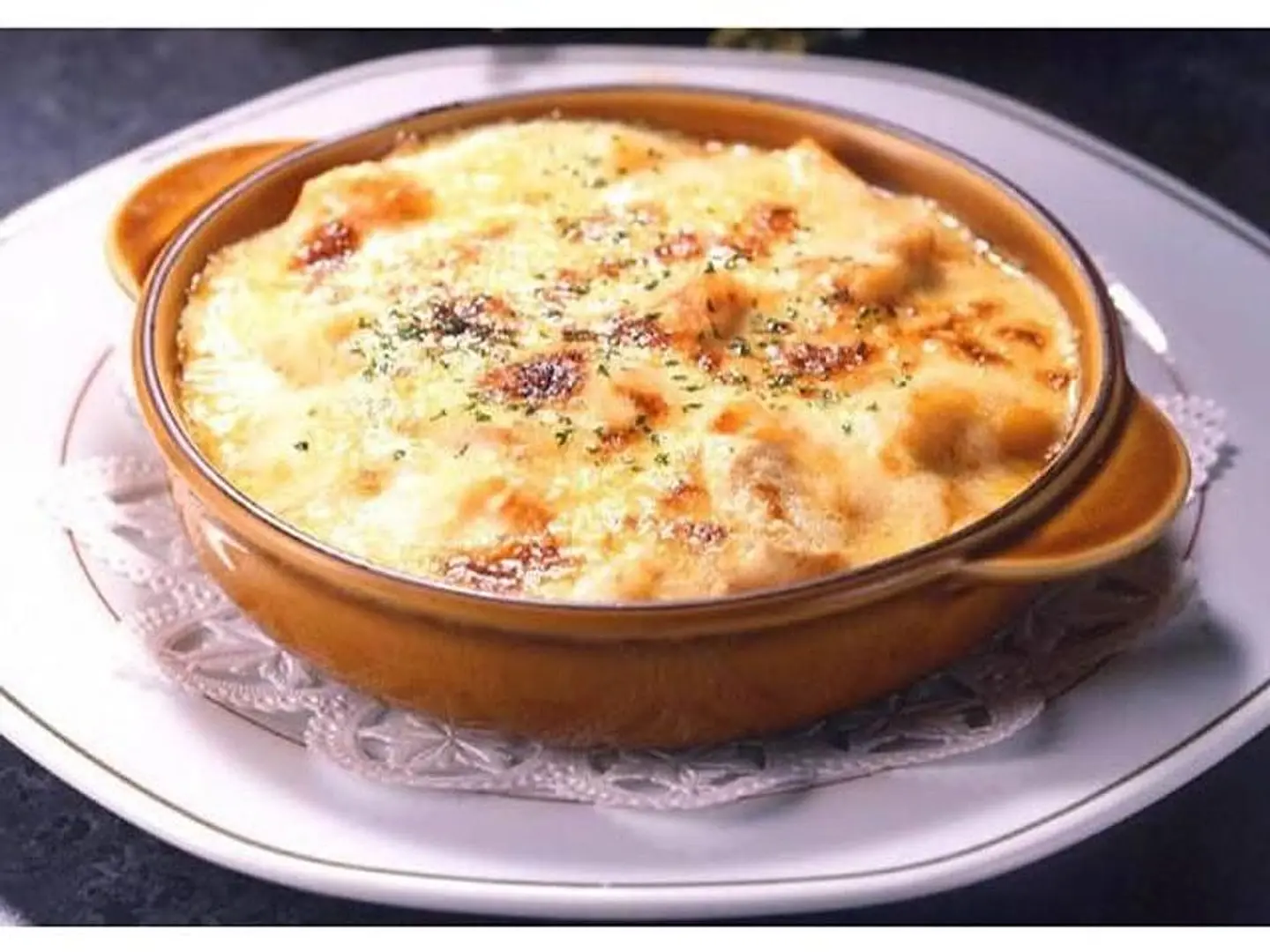 طاجن مكرونة لحم