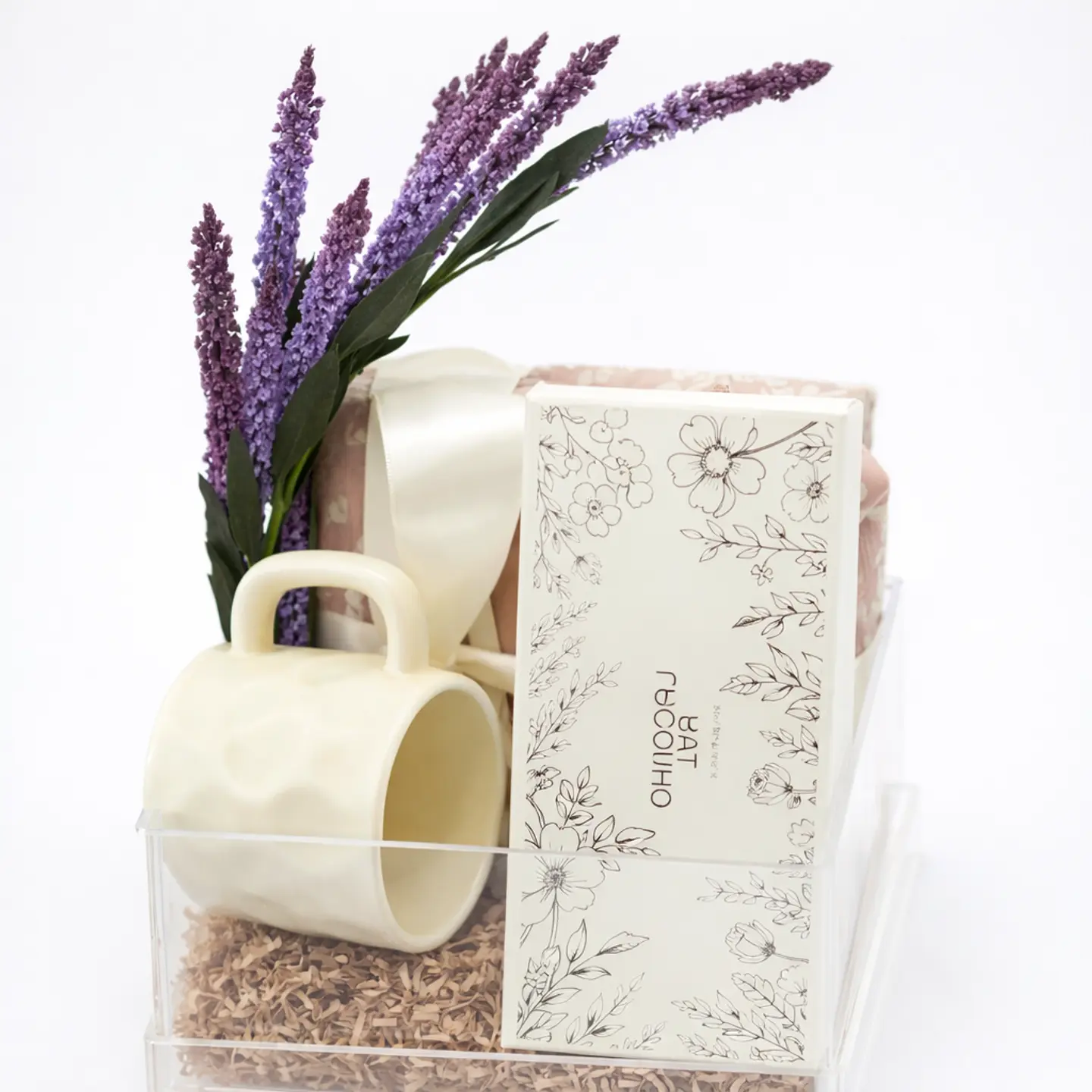 صندوق الربيع الفاخر مع وشاح أنيق