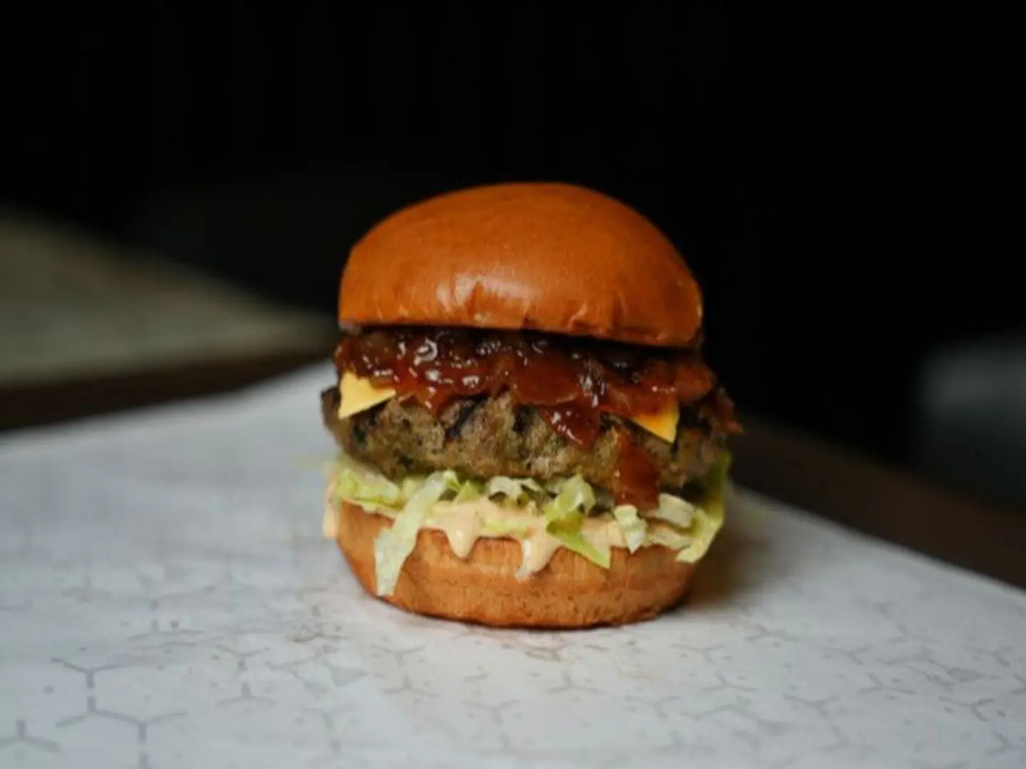 باربكيو برجر لحم