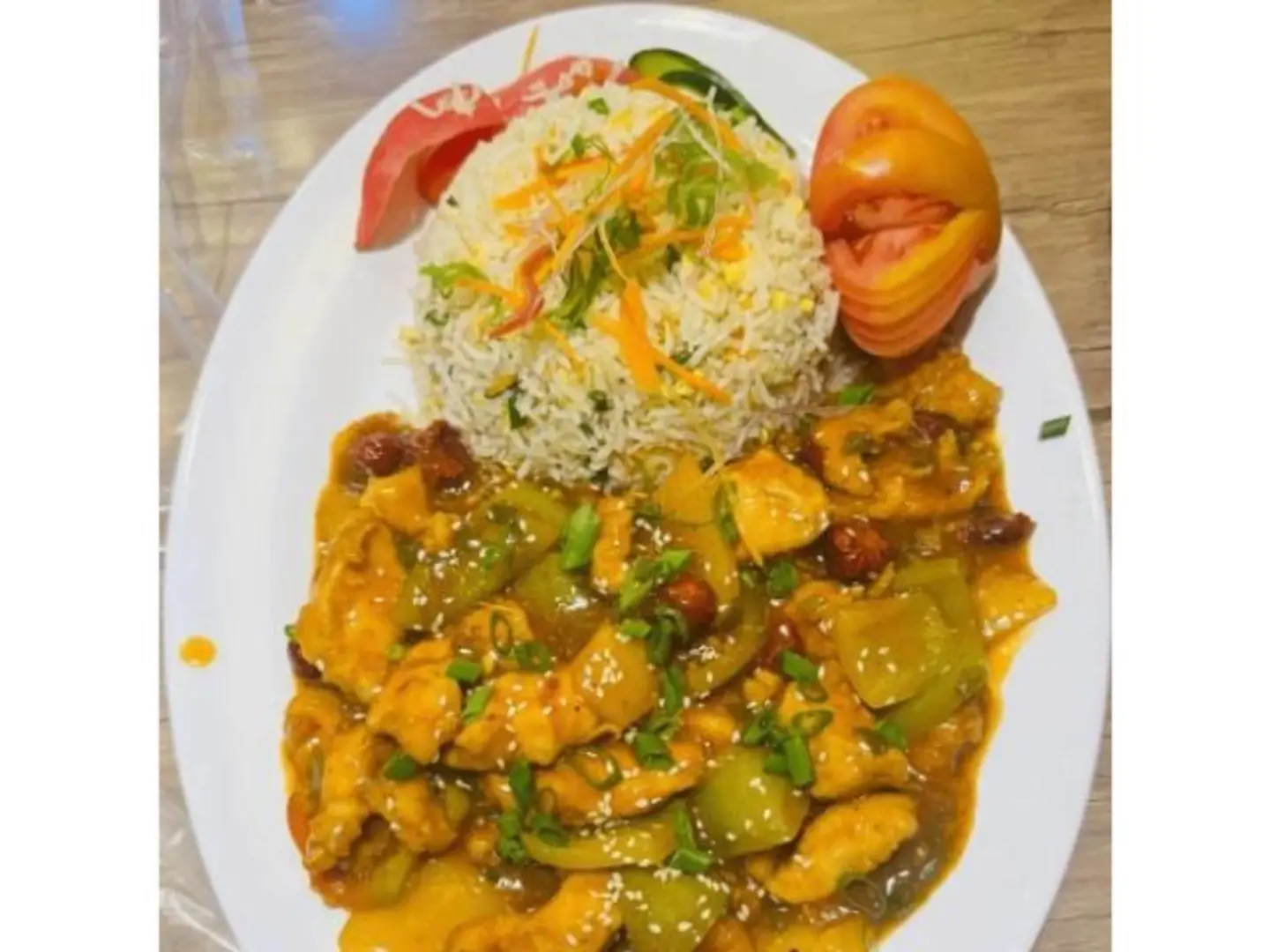 Chicken Manchurian With Fried Rice