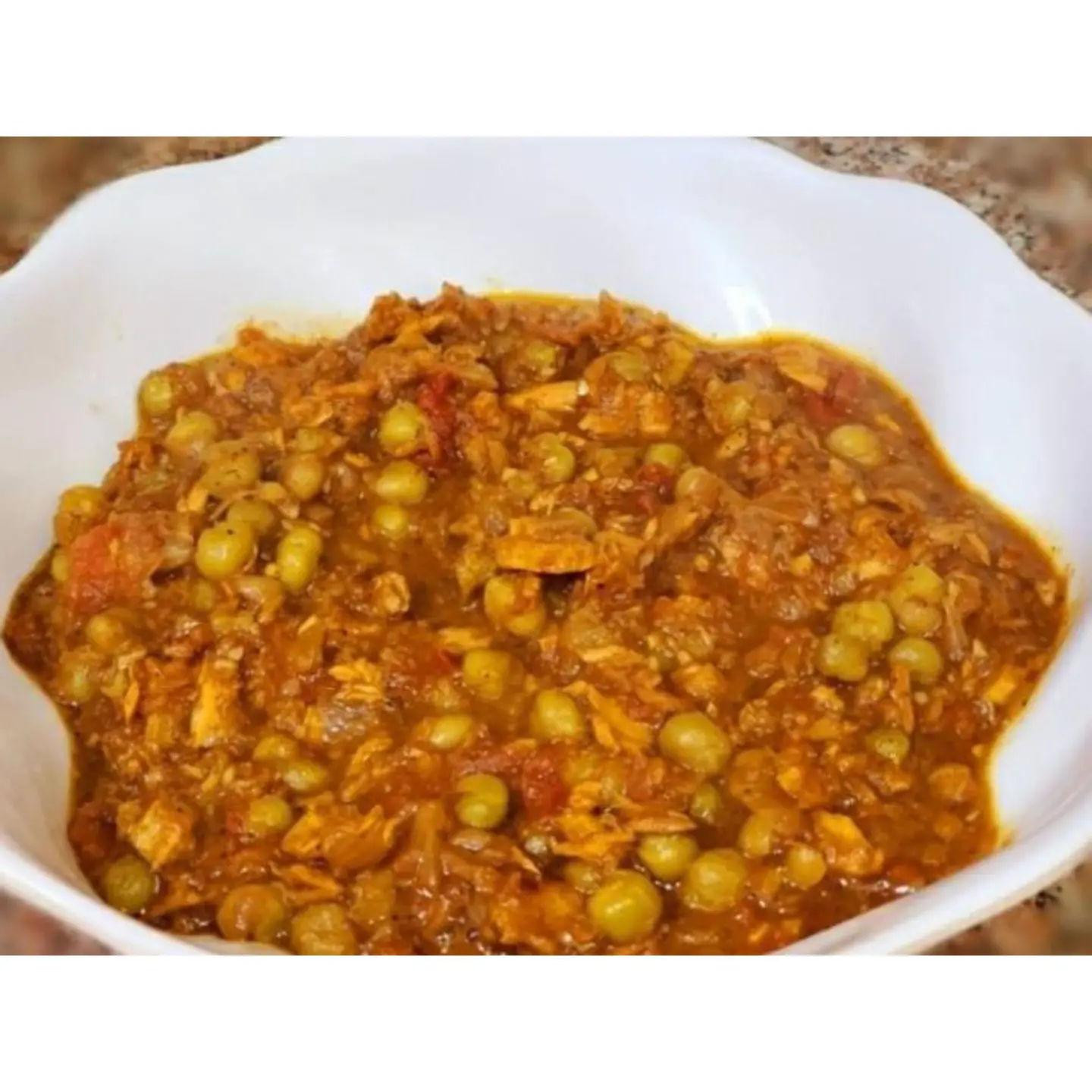 بازلاء  تونة