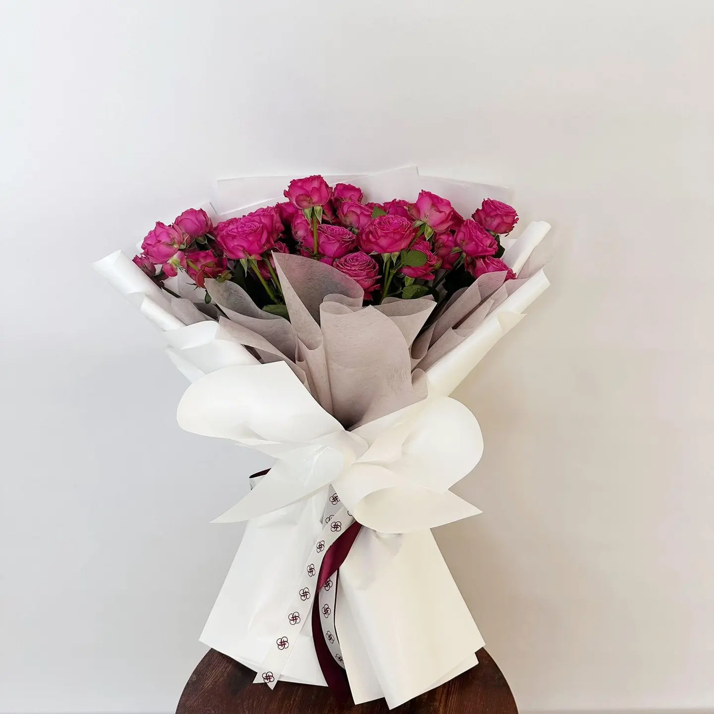 Fuscia Baby Roses Bouquet