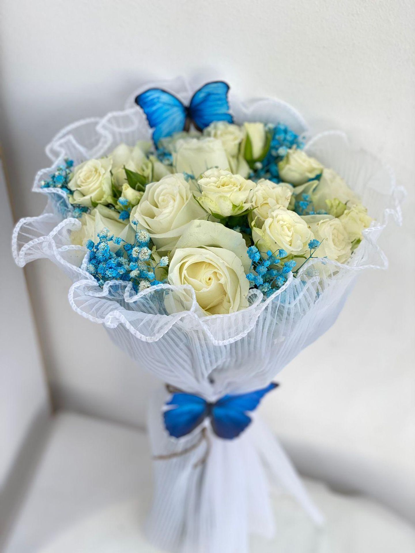 Blue Butterfly Bouquet