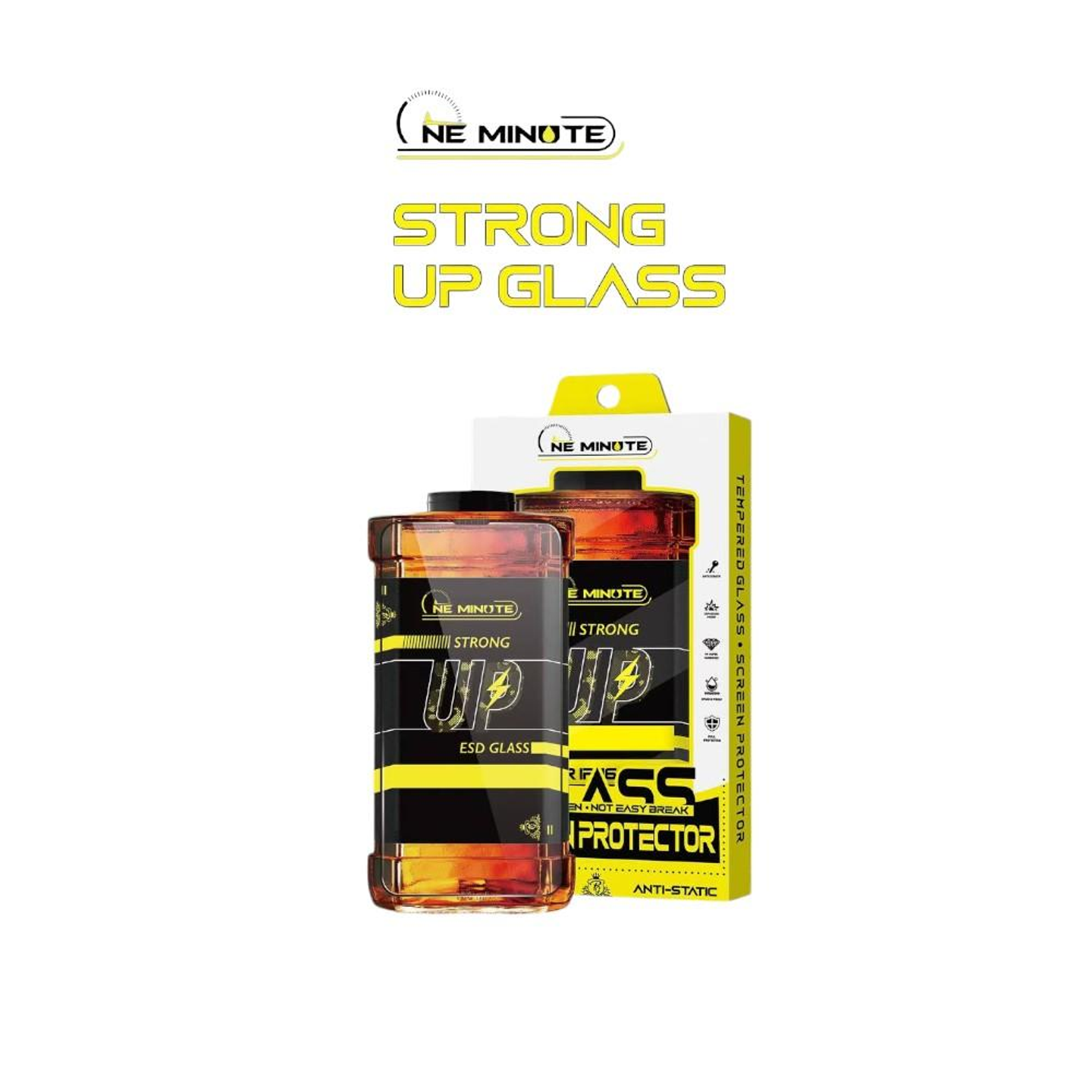 ستيكر شفاف أيفون من ون مينيت