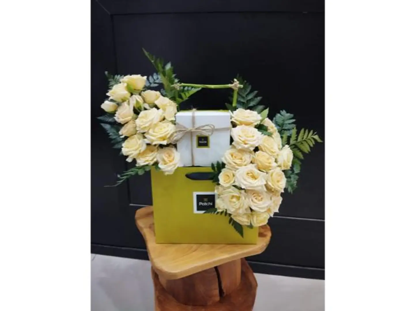 شوكولا باتشي مع ورد بيج