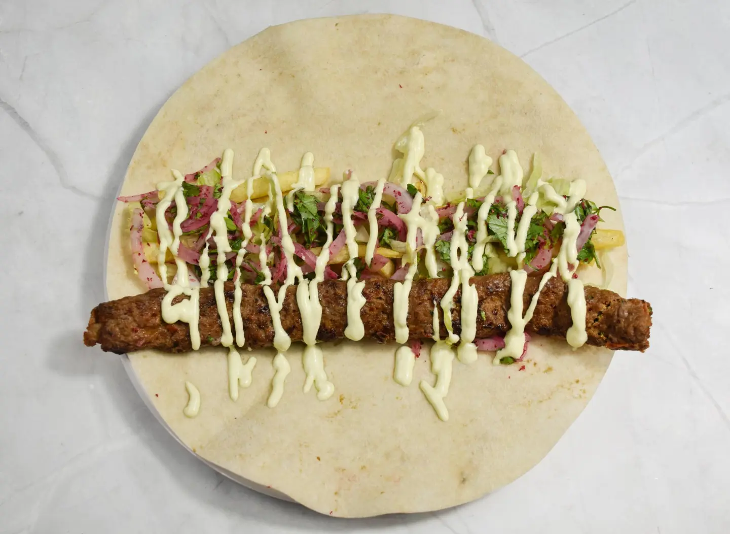 Pan Seared Meat Kebab