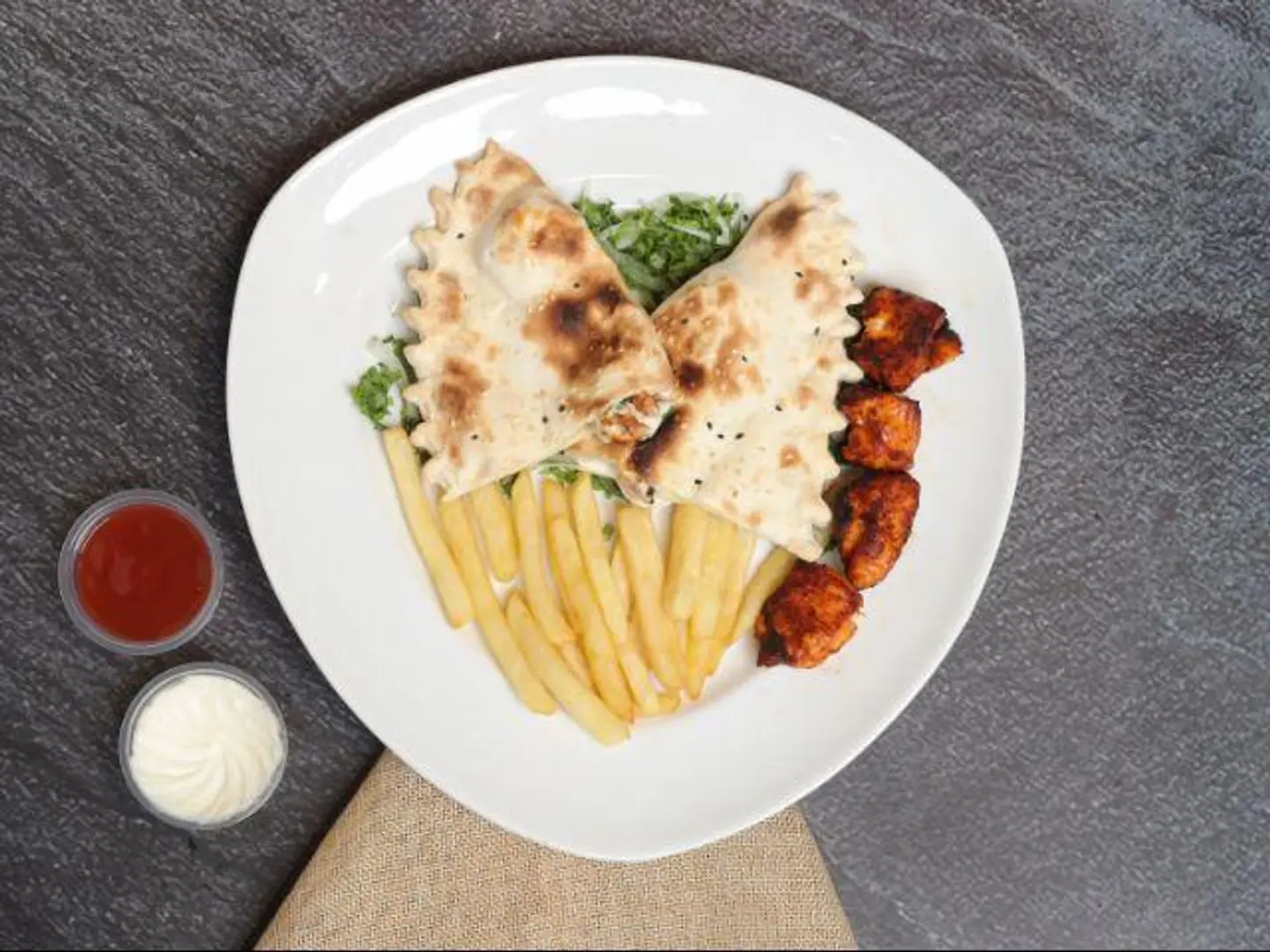Shish Tawook Sandwich Labneh