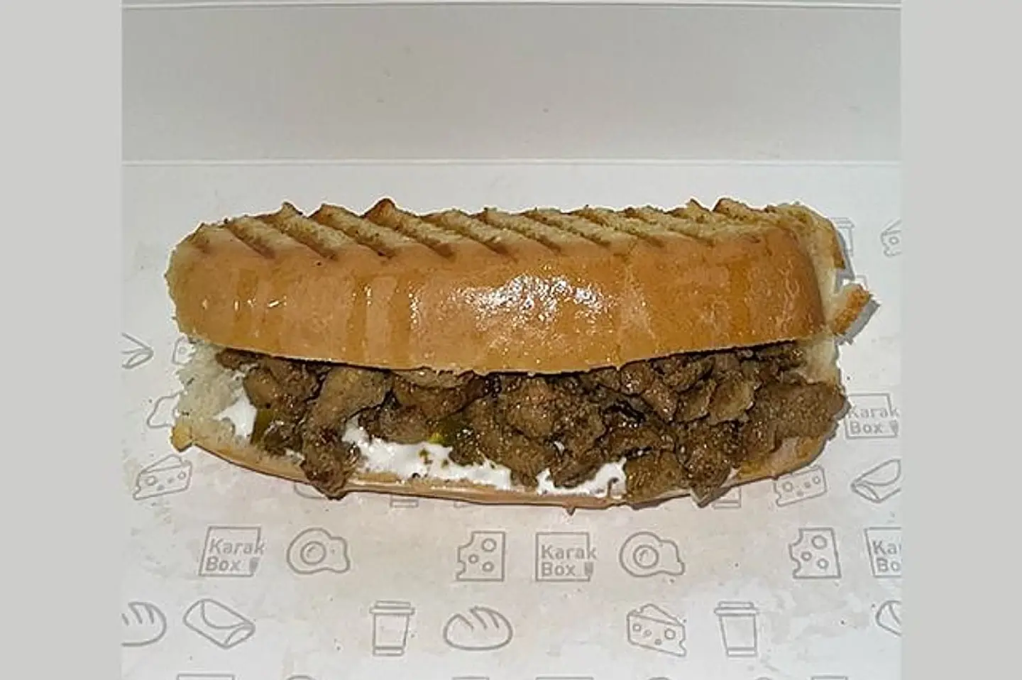 سندويشة دجاج ترياكي