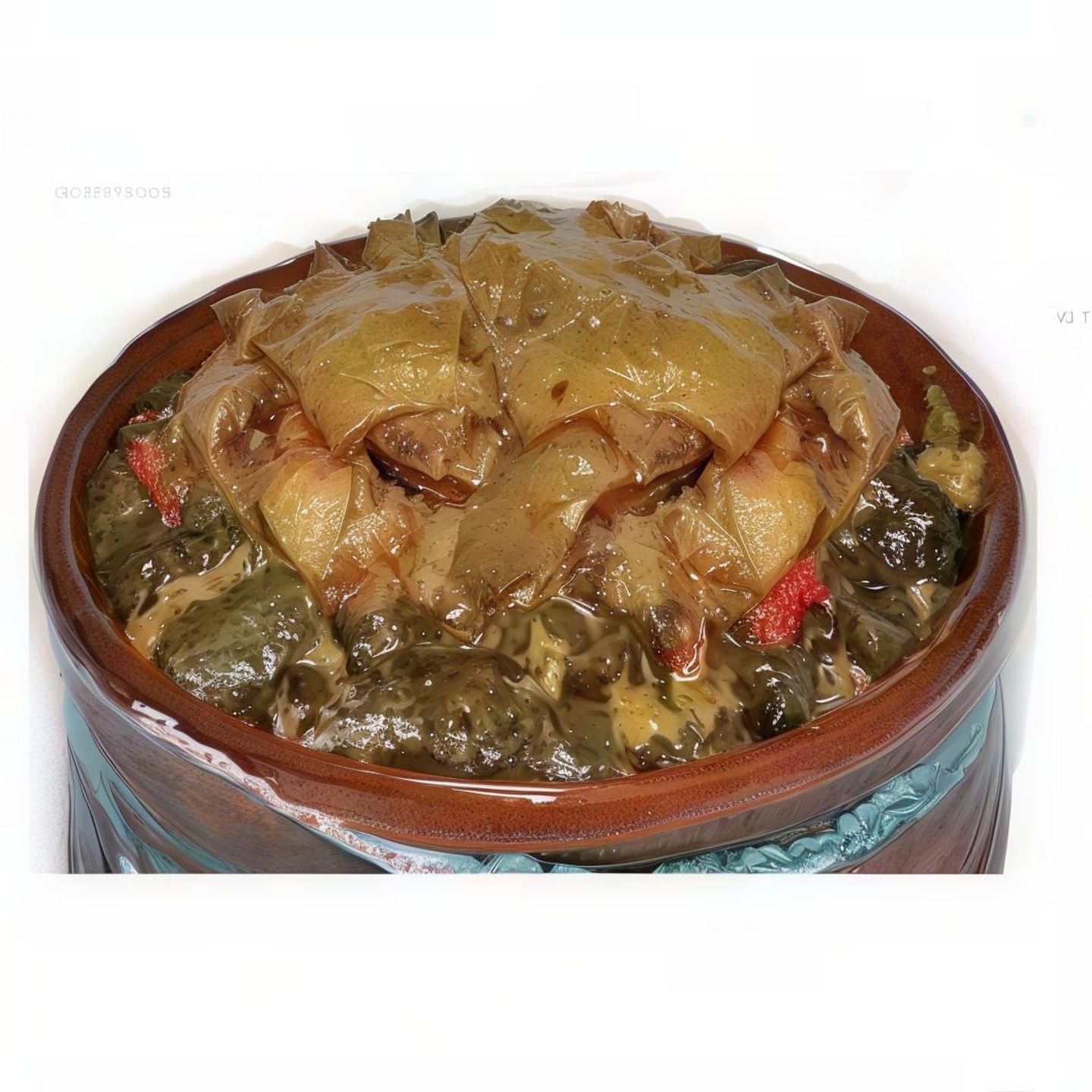 طاجن ورق عنب بالكوارع