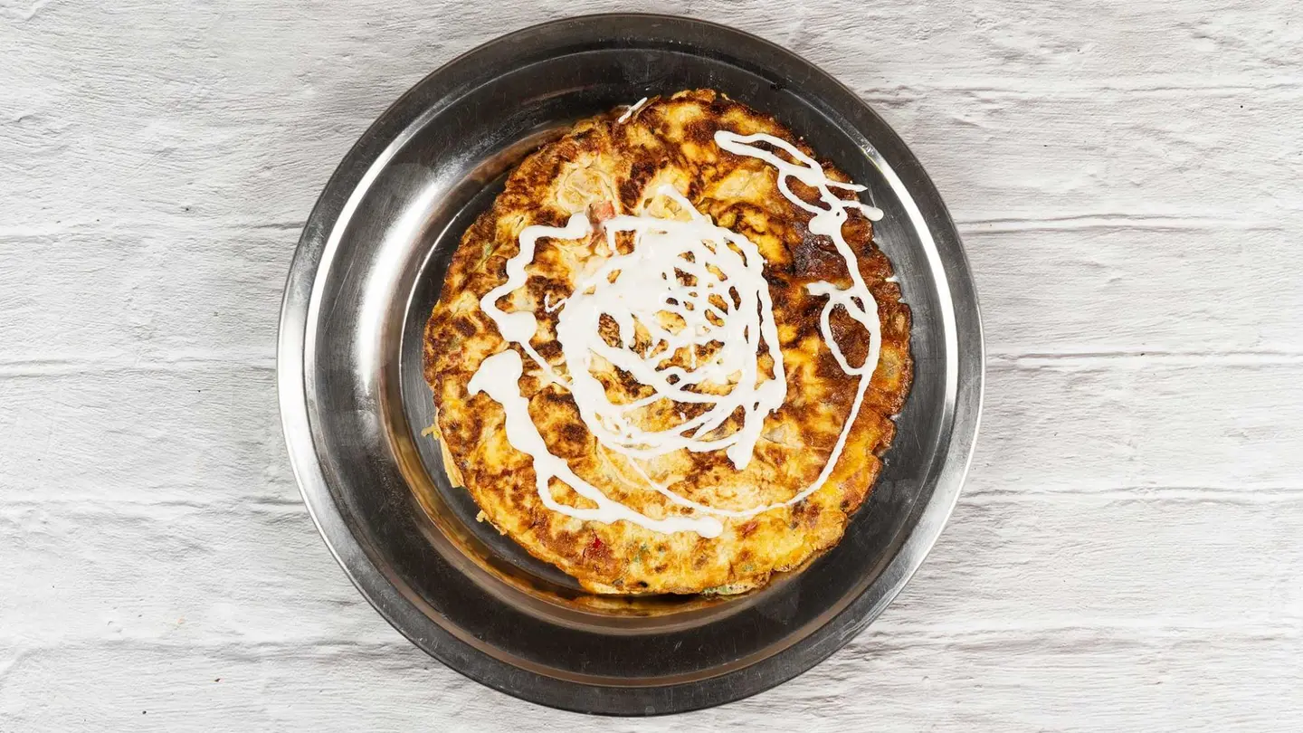 بيض فرن جبن سائل