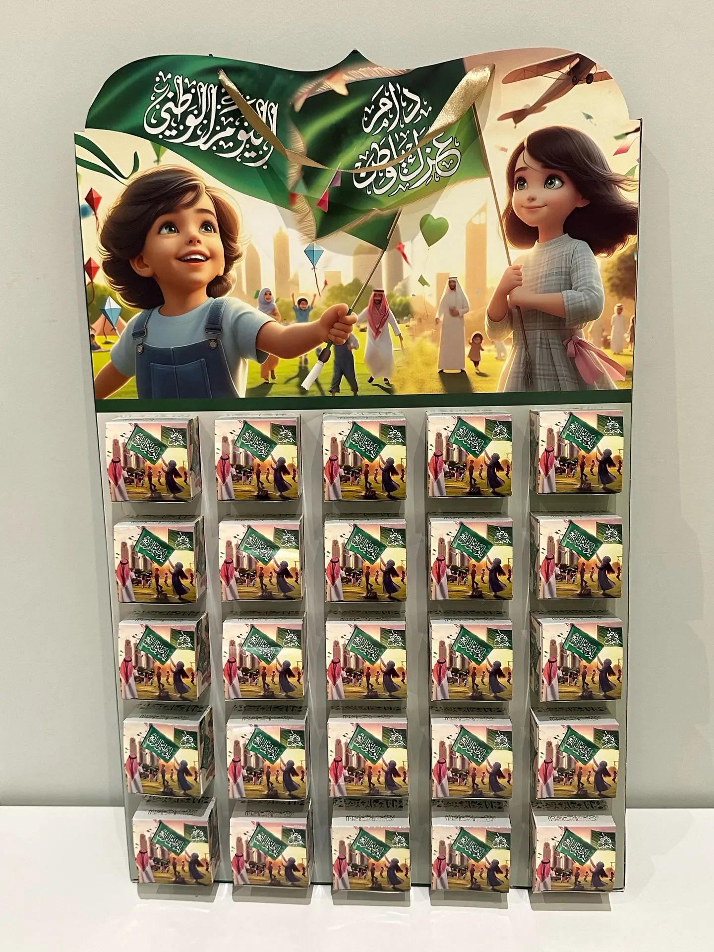 لوحة توزيعات وطنية فارغة