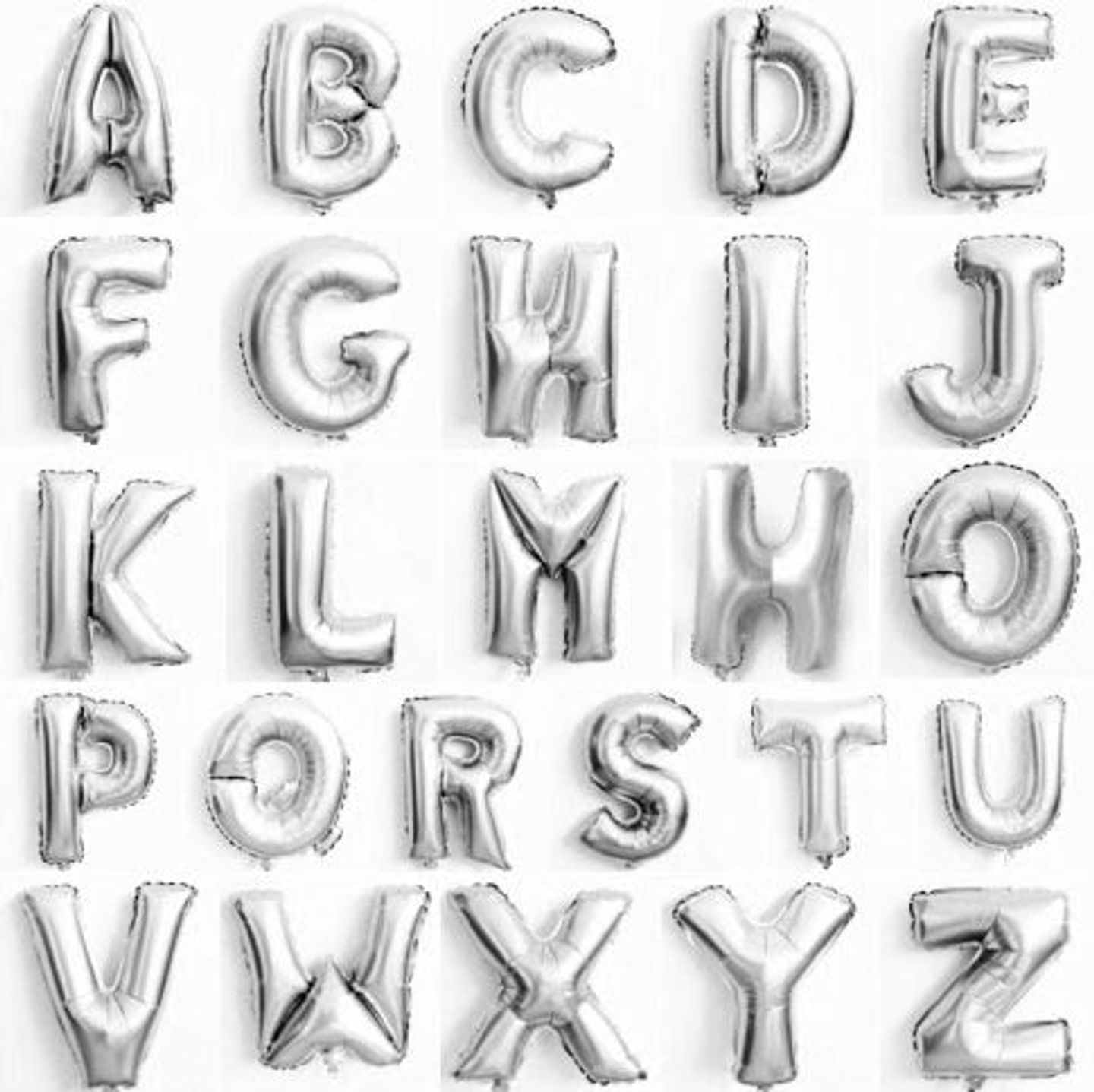 Balloon Air Letters Not Flying  Small