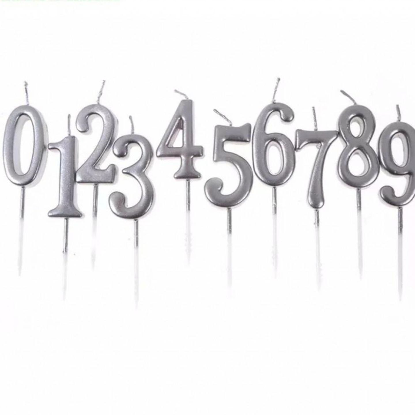شموع حفلات صغير ارقام انتي ورده 315