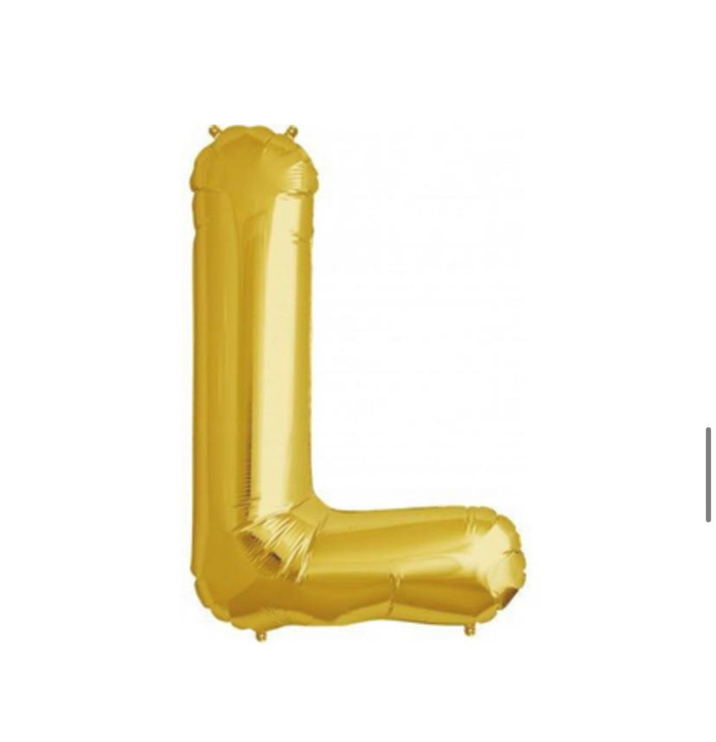 Letter L Gold Balloon