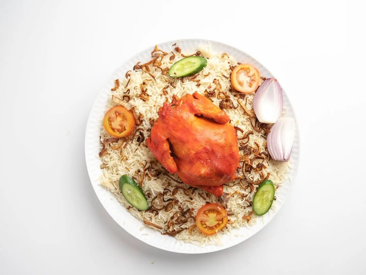 A Piece Of Mandi With Rice