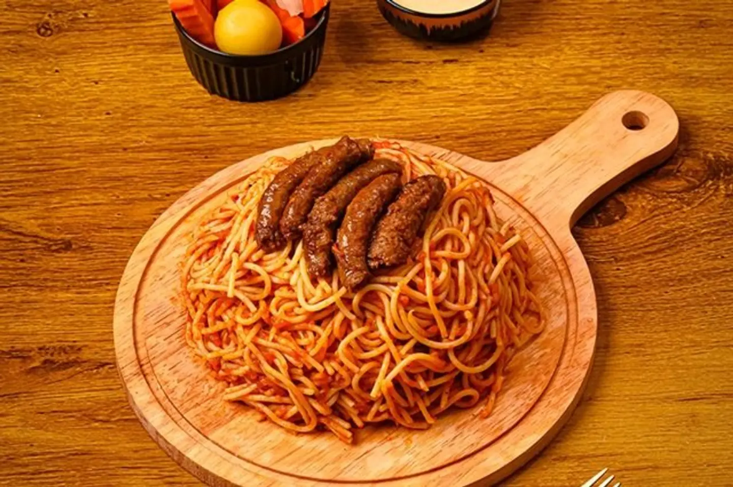 مكرونة بالسجق