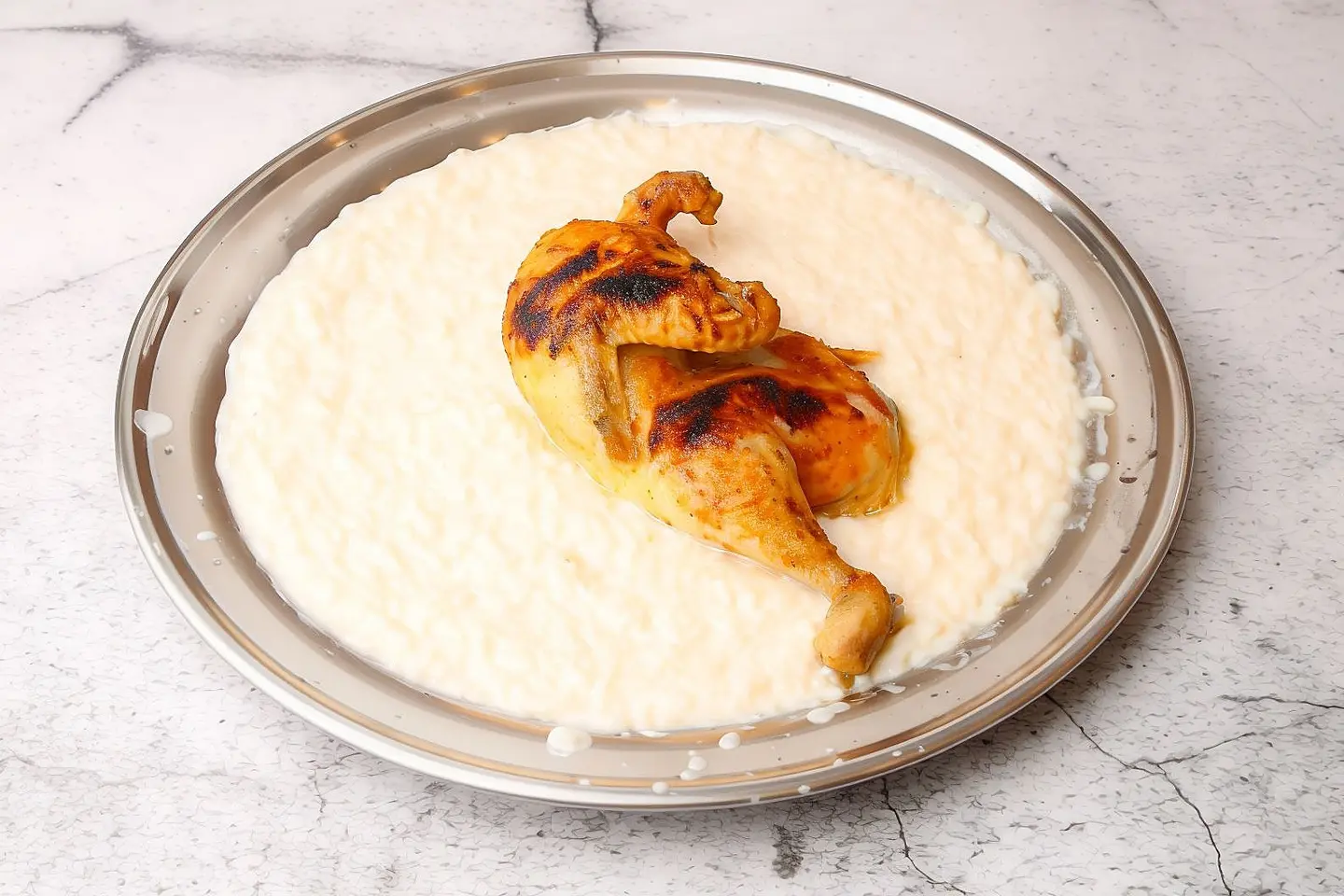 Half Chicken Saleeq With Milk And Cream