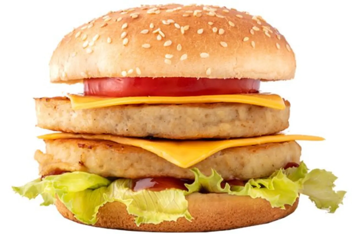 Double Chicken Burger