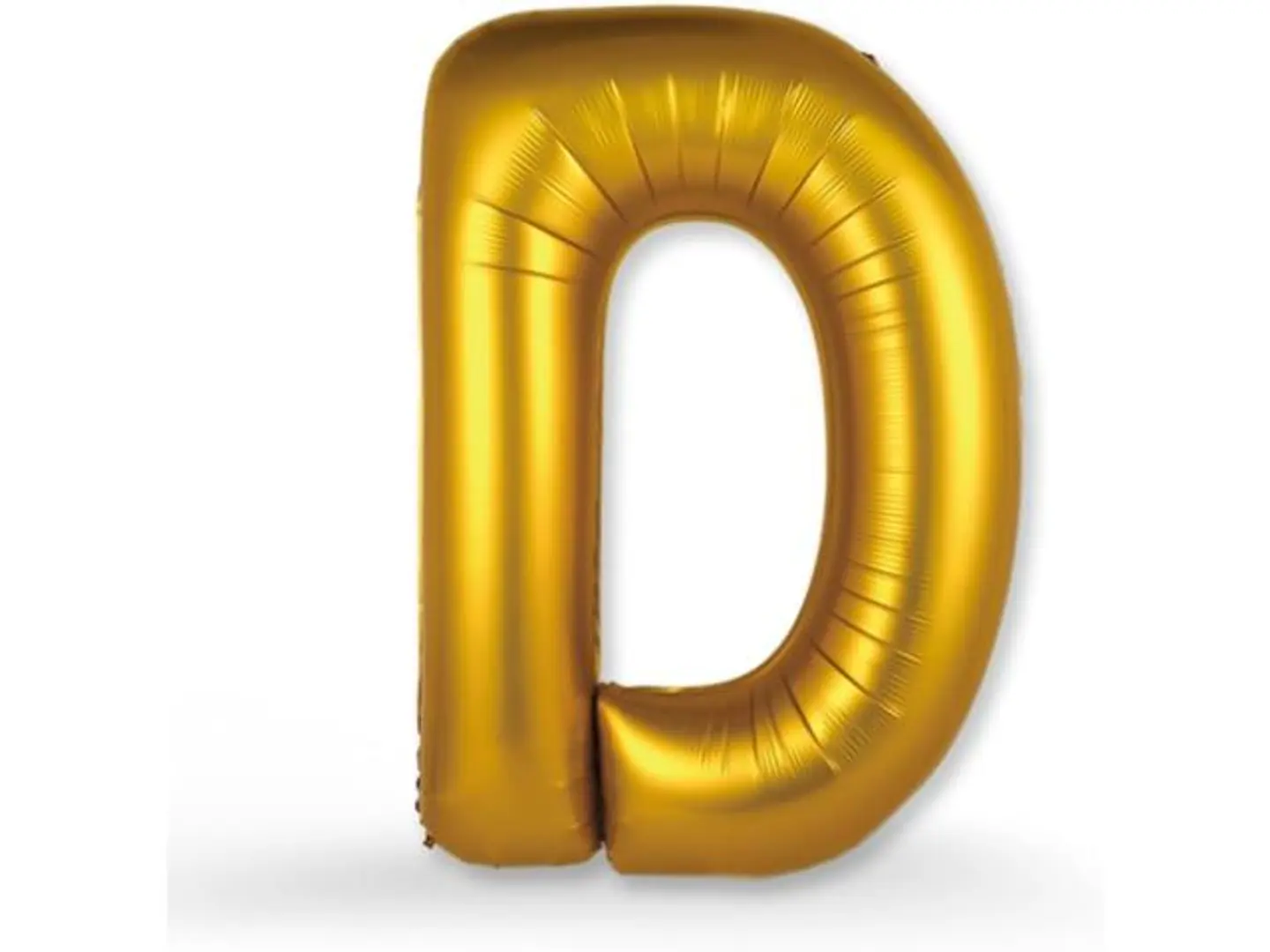 Golden Balloon Letter D
