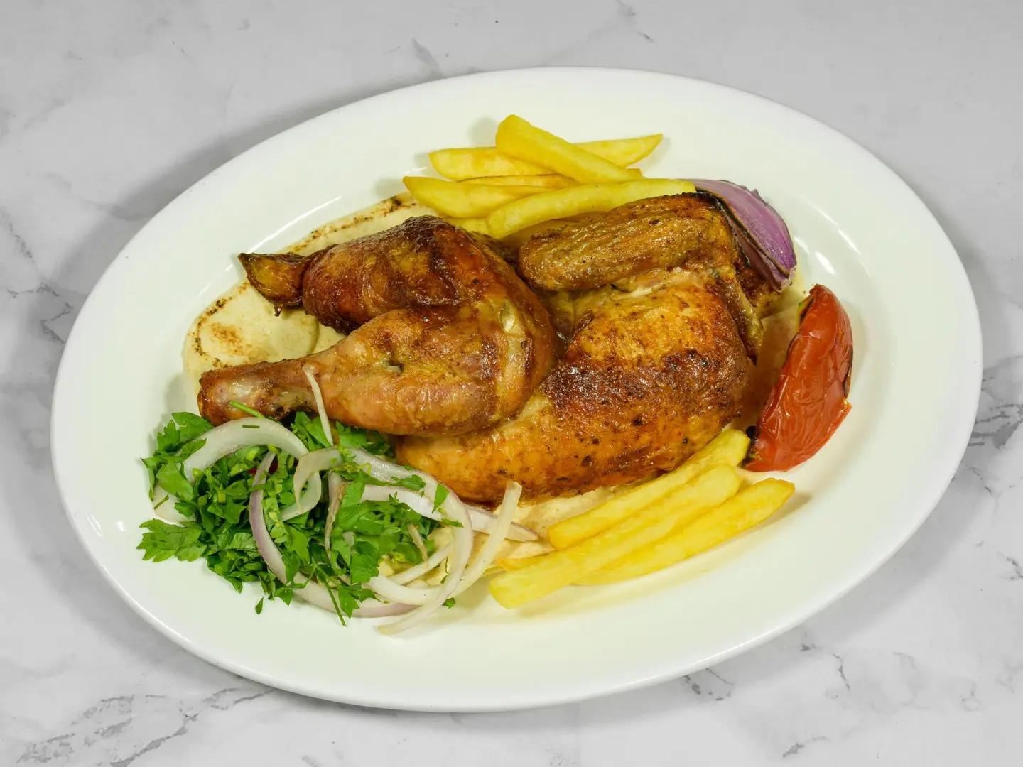 Half A Chicken Without Rice