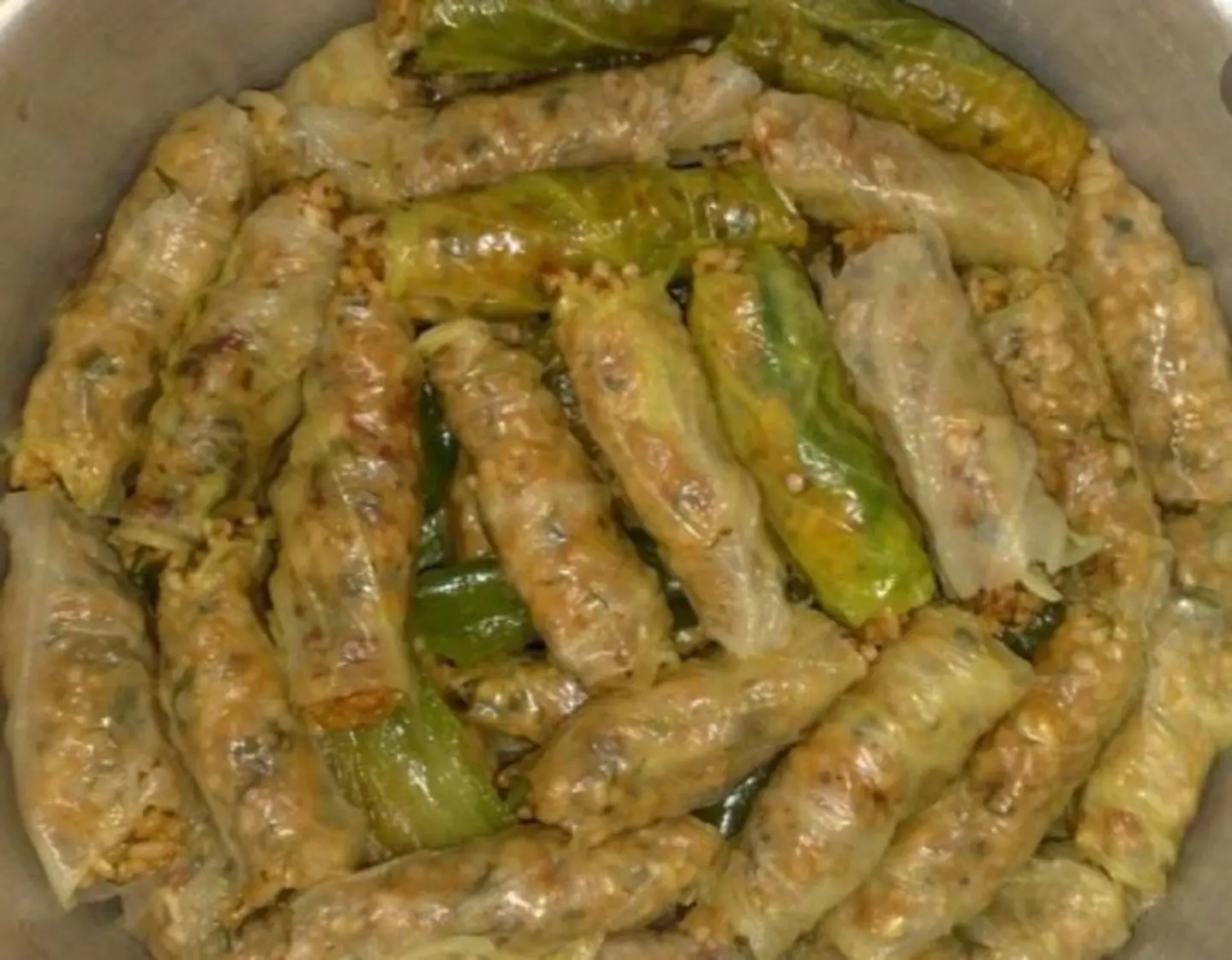 A Tray Of Stuffed Cabbage
