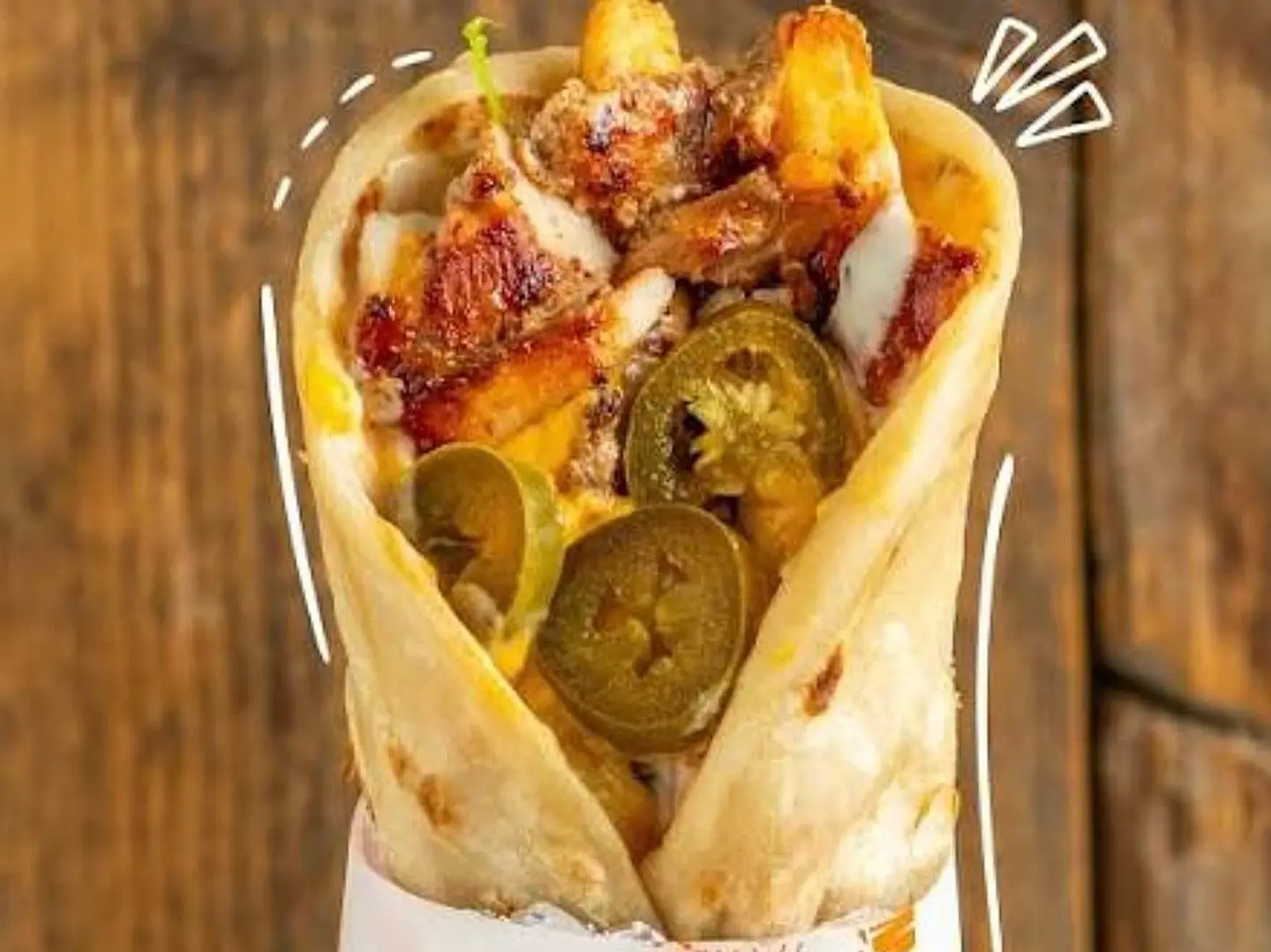 ساندويش شاورما مكسيكي