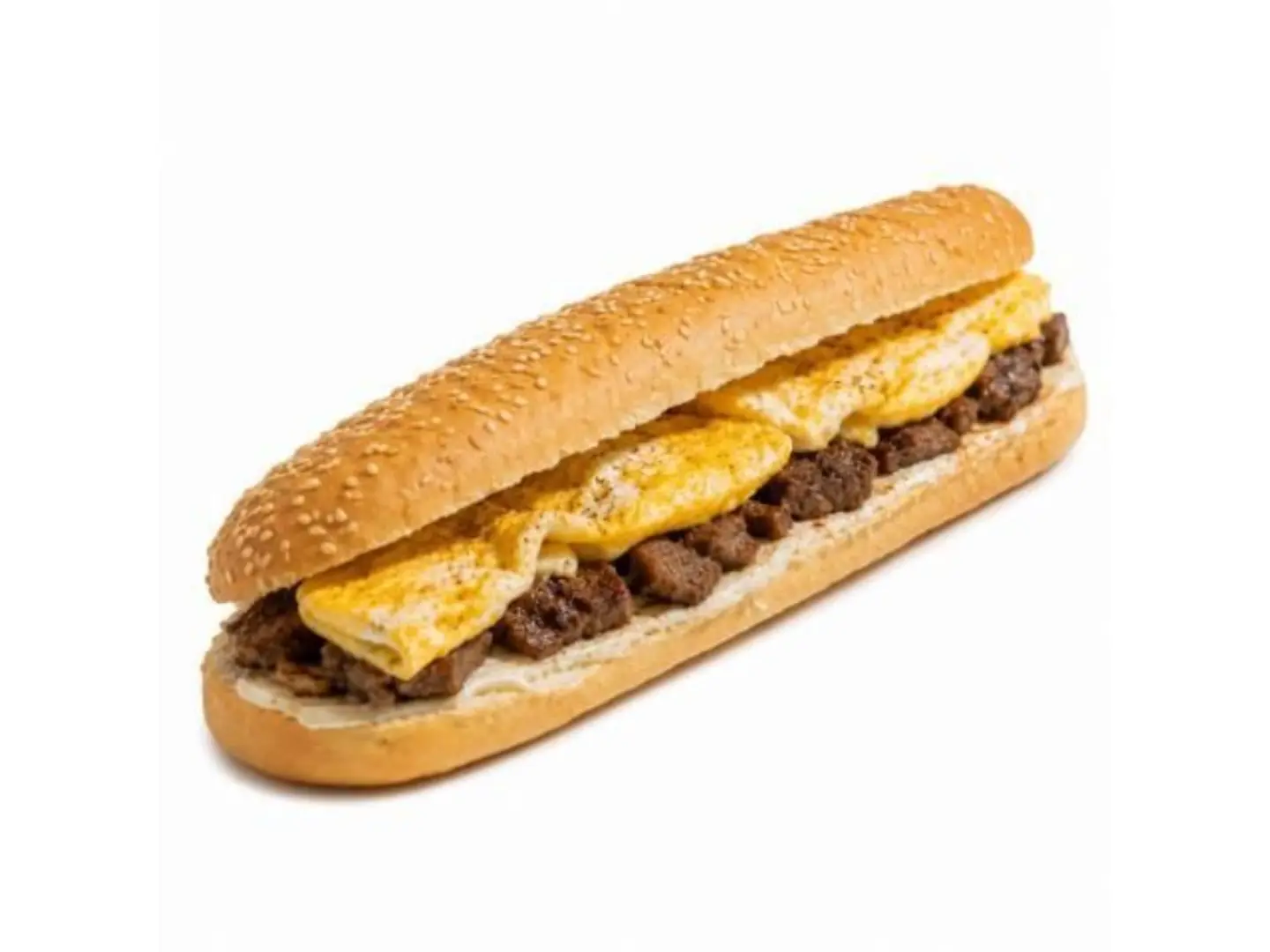 Egg And Beef Sandwich