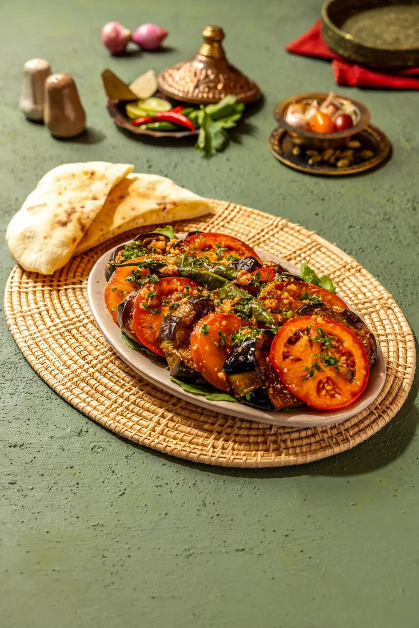 Fried Eggplant With Garlic & Vinegar